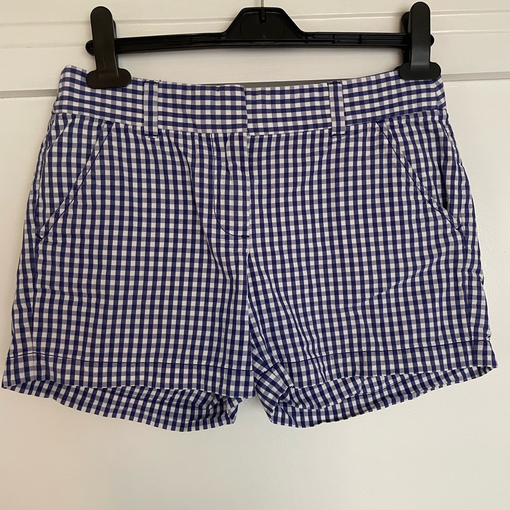 J. Crew Gingham Cotton Shorts